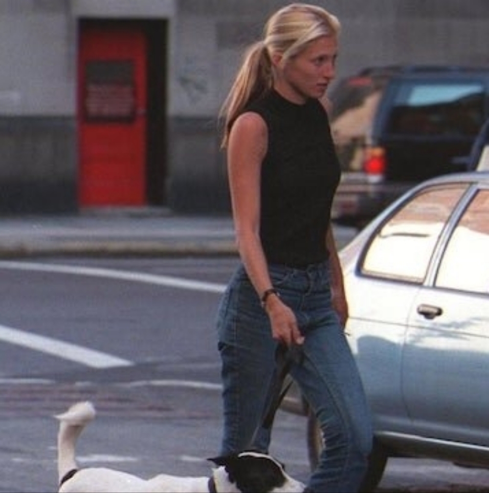 CBK 90s Black Turtleneck Short Sleeve Top - Picture 3 of 3
